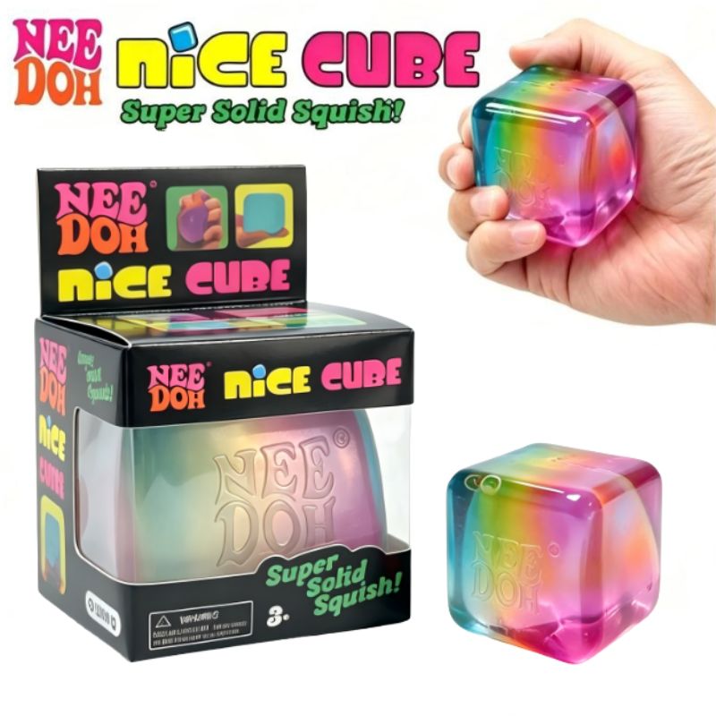 Fidget Cube Original - 슐링 니도 레인보우 큐브 스퀴시 블라인드