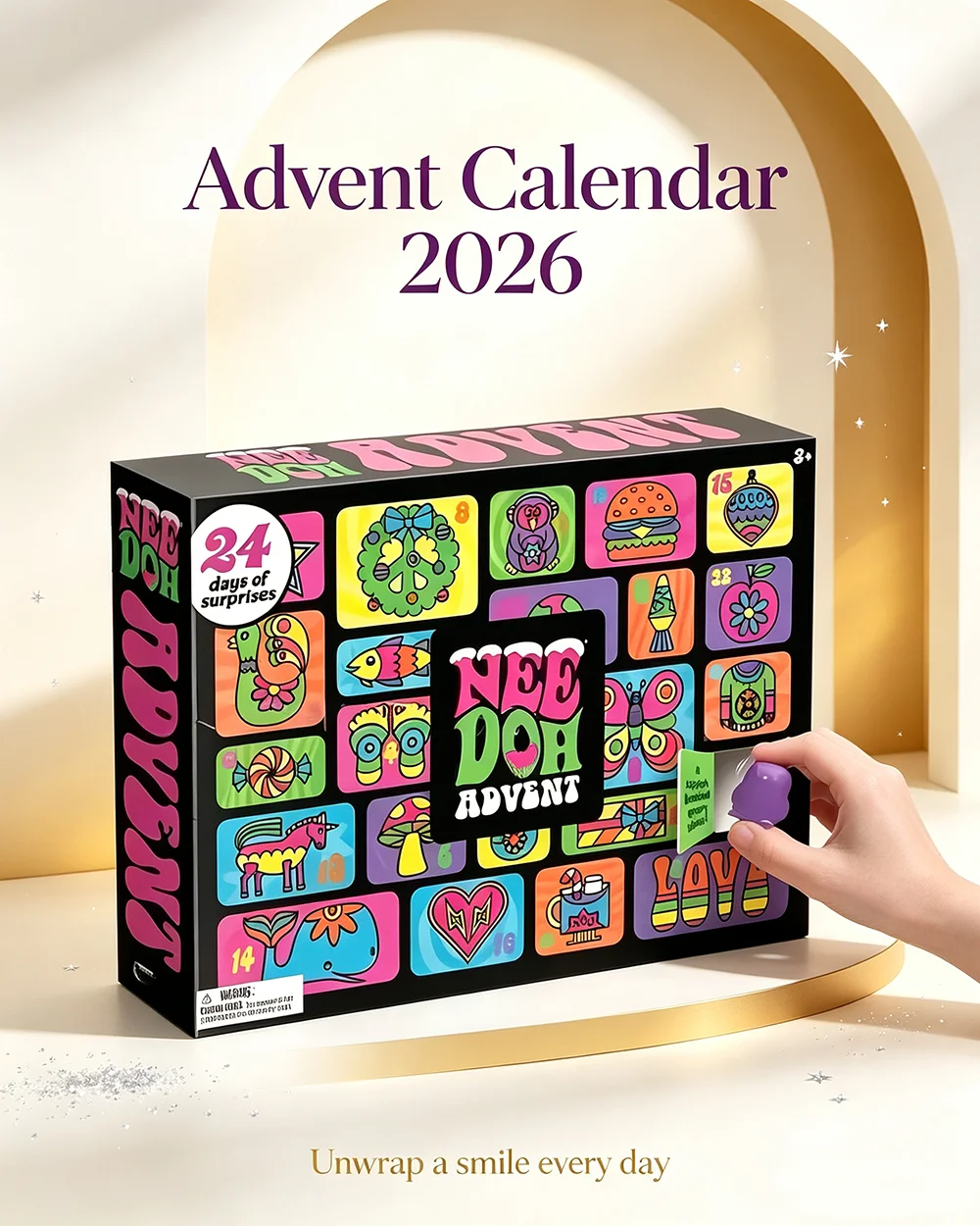 Mystery Box Blind Bag - 2026년 네이도 어드벤트 캘린더, 어린이용 선물,