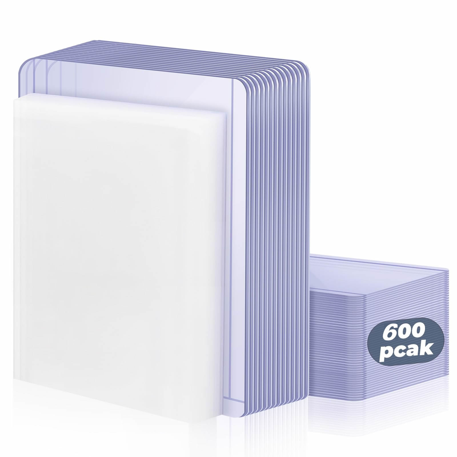 Trading Card Binder - 100-600pcs 카드 슬리브 보호 필름으로 덮인