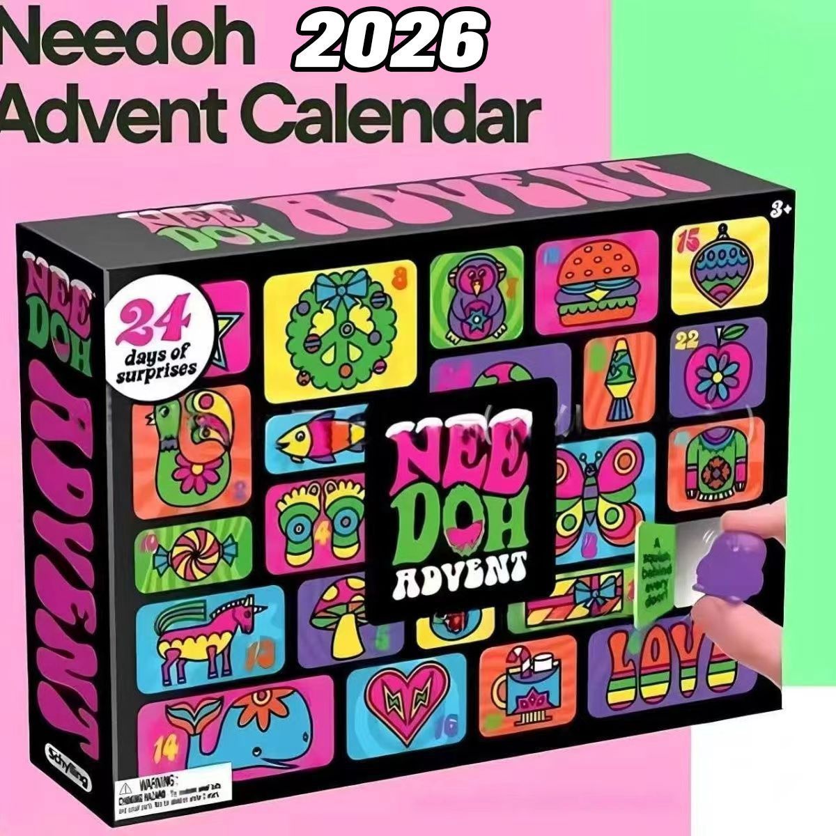 Mystery Box Blind Bag - 2026년에 출시되는 새로운 크리스마스 카운트다운 캘린더,