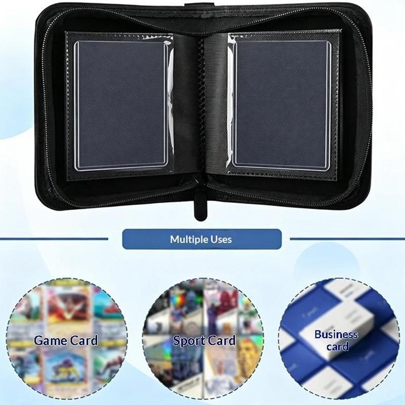 카드 바인더 휴대용 40 슬롯 방수 PU 가죽 지퍼 3 - Trading Card Binder 리뷰 및 가격